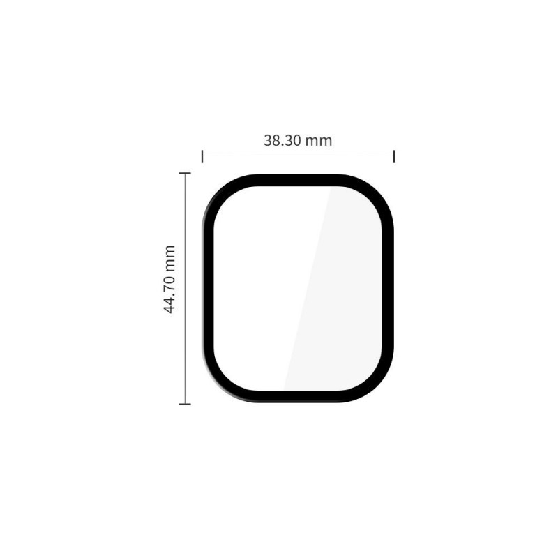 Tech-Protect Glass Flex+ Xiaomi Redmi Watch 6 Υβριδικό Γυαλί, Μαύρο (2 τεμ.)