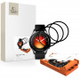 Tech-Protect Easy Set Flex+ Υβριδικό Γυαλί για Xiaomi Watch 5 (3 τεμ.), Μαύρο