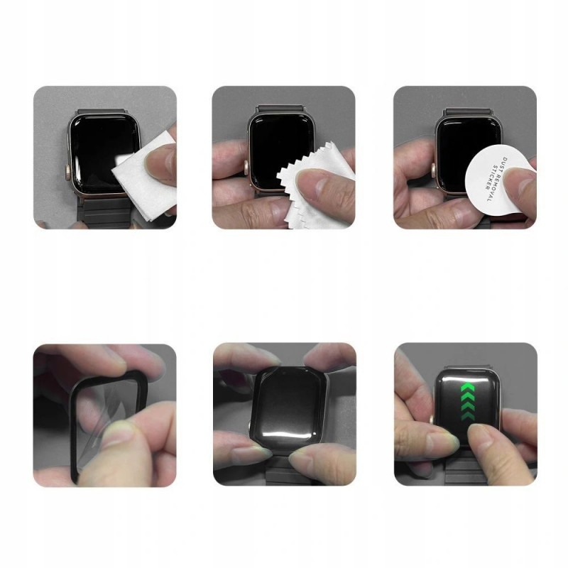 Tech-Protect Glass Flex+ Υβριδικό Γυαλί για Huawei Watch GT Runner 2 (2 τεμ.), Μαύρο