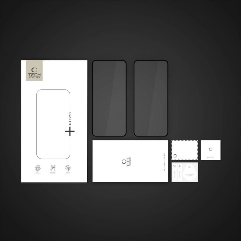 Tech-Protect Glass Fit+ Ενισχυμένο Γυαλί για Samsung Galaxy Xcover 7 / 7 Pro (2 τεμ.), Μαύρο