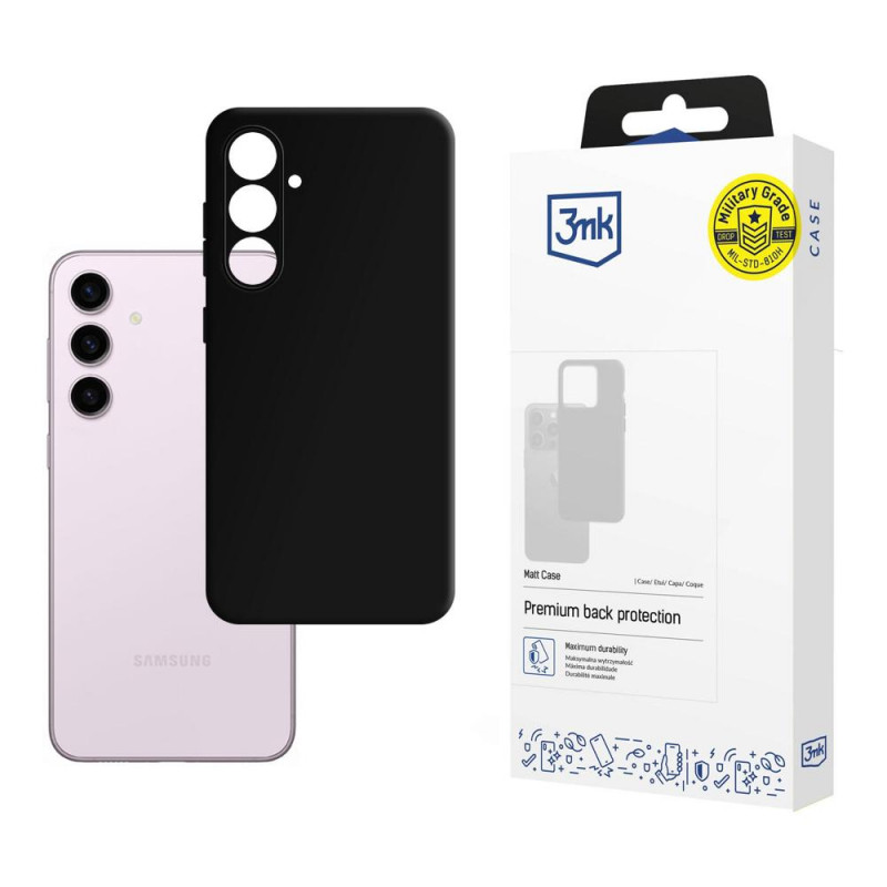 Θήκη 3MK Matt Case για Samsung Galaxy S24, μαύρη