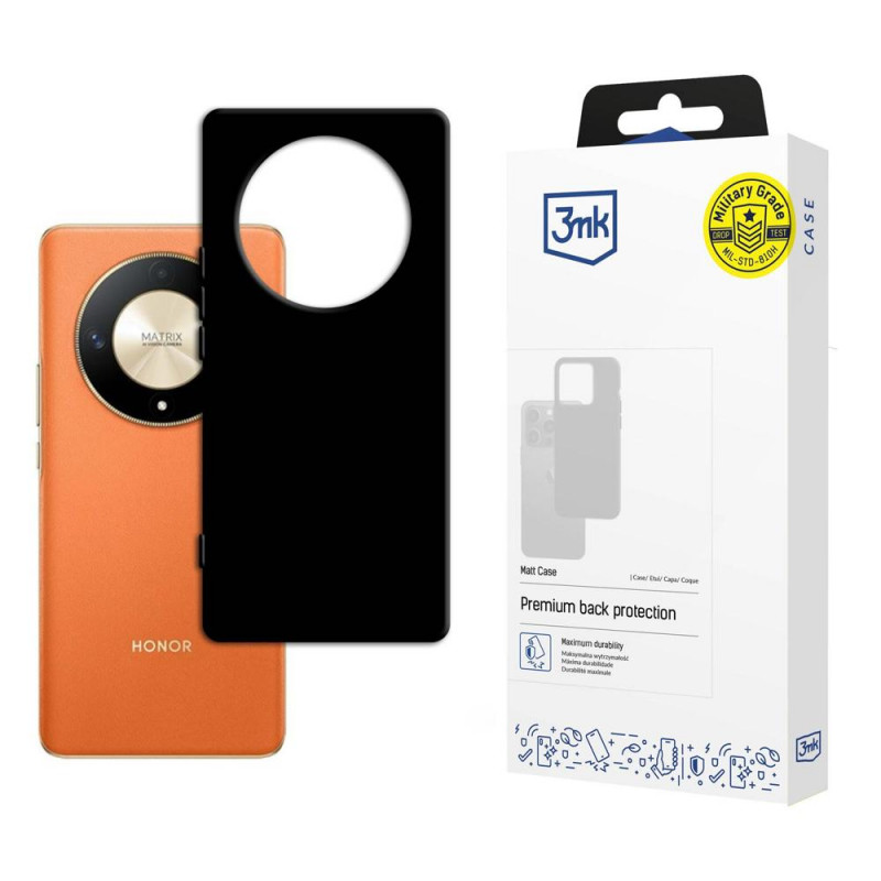 Θήκη 3MK Matt Case για Honor Magic 6 Lite 5G, μαύρη