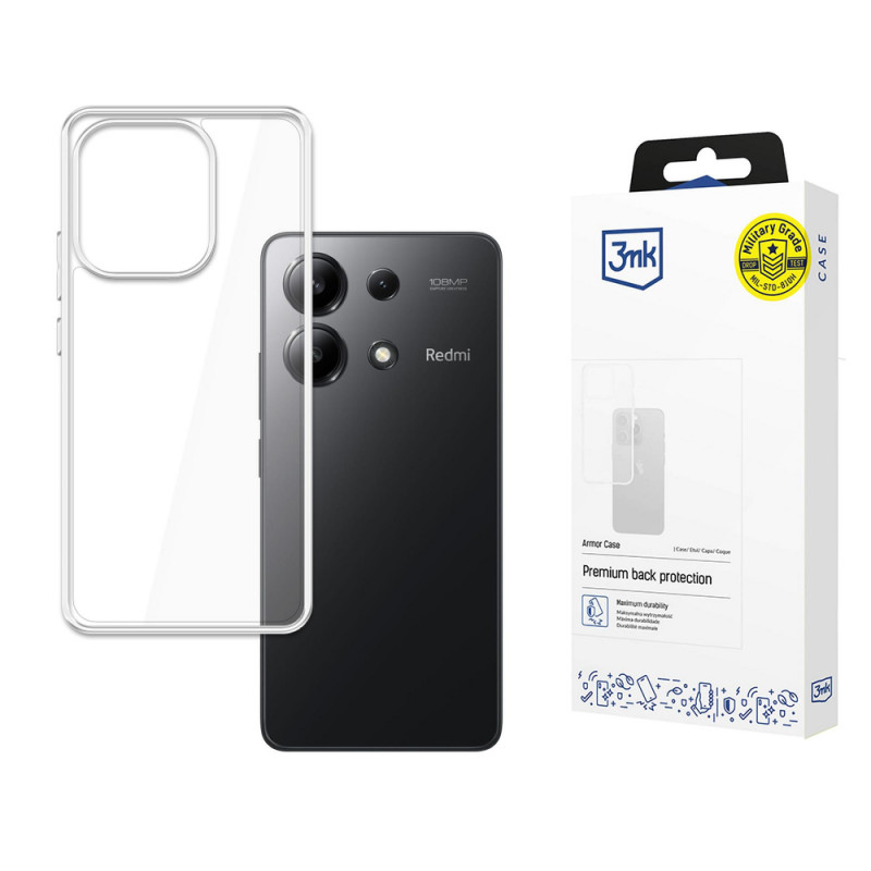 Θήκη 3MK Armor για Xiaomi Redmi Note 13 4G, Διάφανη