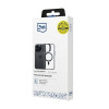 Θήκη smartphone 3MK Satin Armor MagCase MagSafe για Apple iPhone 15 Pro Max, διάφανη με μαύρο πλαίσιο