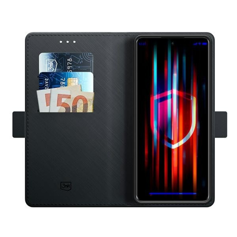 Θήκη πορτοφόλι 3MK Wallet Case για Oppo Reno 10 Pro 5G, μαύρη