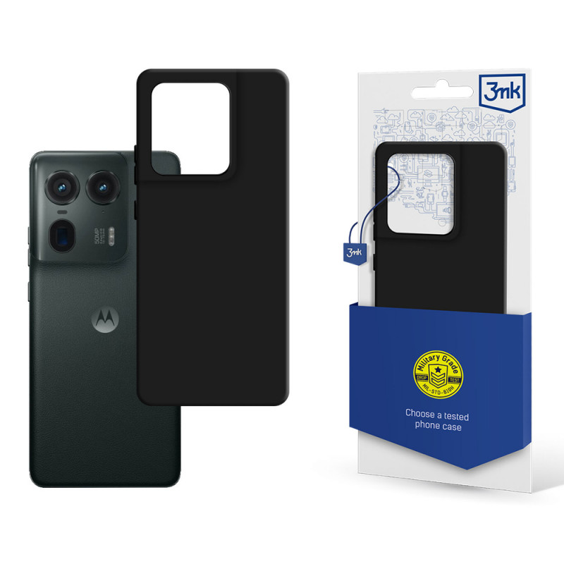Θήκη 3MK Matt για Motorola Moto Edge 50 Ultra, μαύρη