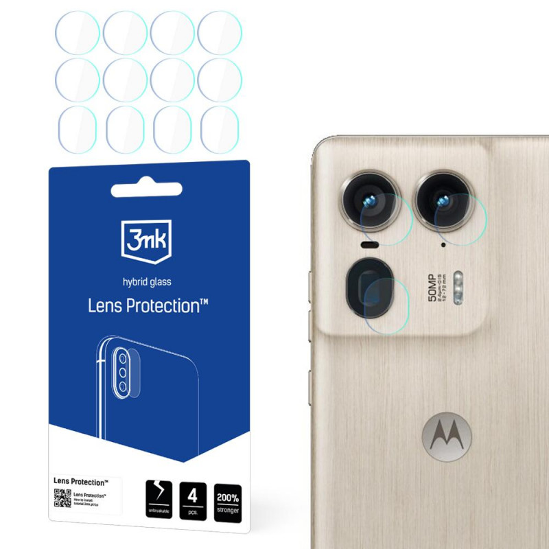 3MK Lens Protect προστατευτικό φακού κάμερας για Motorola Moto Edge 50 Ultra (4 τεμ.)