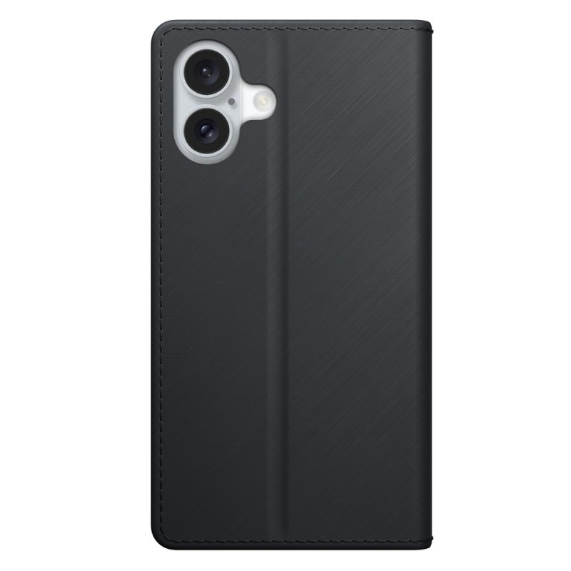 Θήκη πορτοφόλι 3MK για Apple iPhone 16 Plus, μαύρη