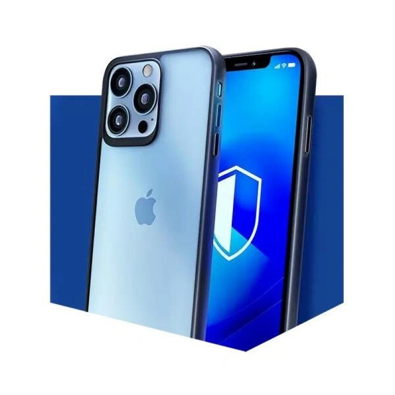 Θήκη 3mk Satin Armor Case+ για Apple iPhone 16 Plus, Διάφανη με Μαύρο Πλαίσιο