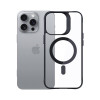 Θήκη 3mk Satin Armor MagCase με MagSafe για Apple iPhone 16 Pro, Διάφανη με Μαύρο Πλαίσιο