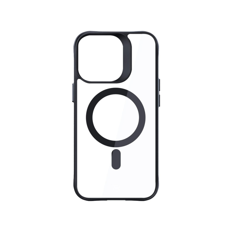 Θήκη 3mk Satin Armor MagCase με MagSafe για Apple iPhone 16 Pro Max (W-3SAMaCa-AiP16PM-0), Διάφανη με Μαύρο Πλαίσιο