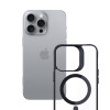 Θήκη 3mk Satin Armor MagCase με MagSafe για Apple iPhone 16 Pro Max (W-3SAMaCa-AiP16PM-0), Διάφανη με Μαύρο Πλαίσιο