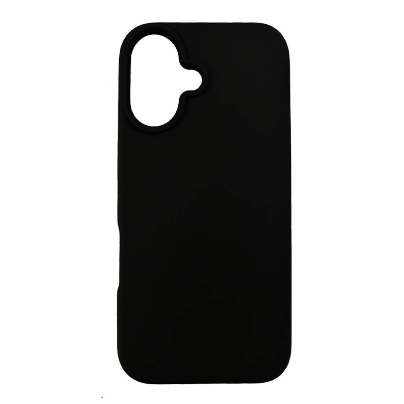 Θήκη σιλικόνης 3mk για Apple iPhone 16 Plus, μαύρη