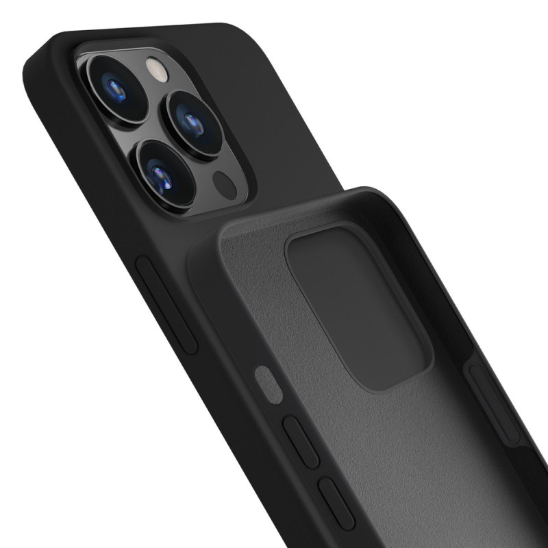 Θήκη σιλικόνης 3mk για Apple iPhone 16 Pro, μαύρη