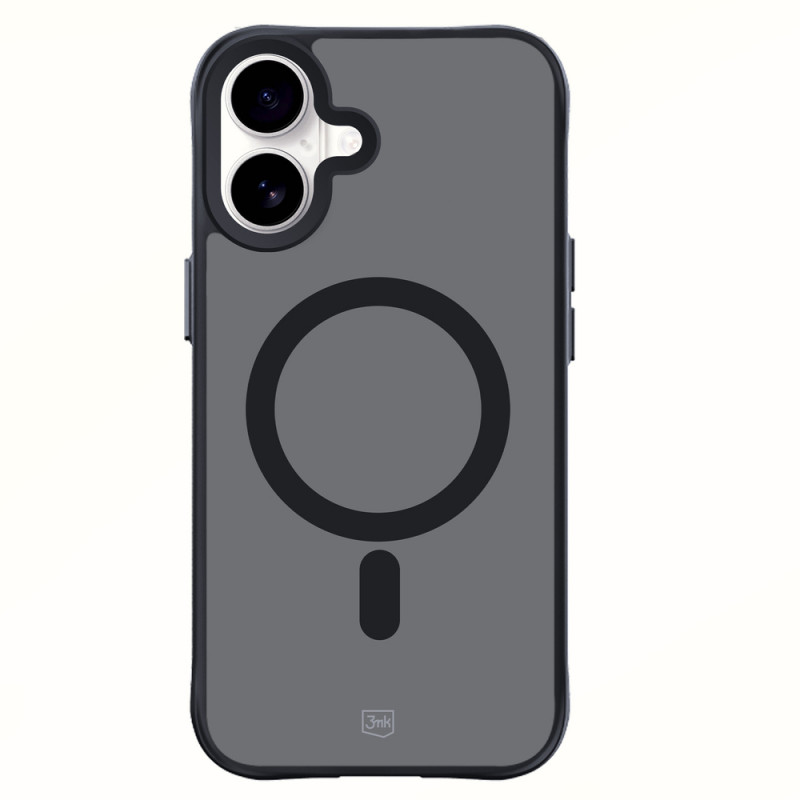 3mk Smoke MagCase με MagSafe για Apple iPhone 16 (W-3SmoMaCa-AiP16-0), Ημιδιαφανές