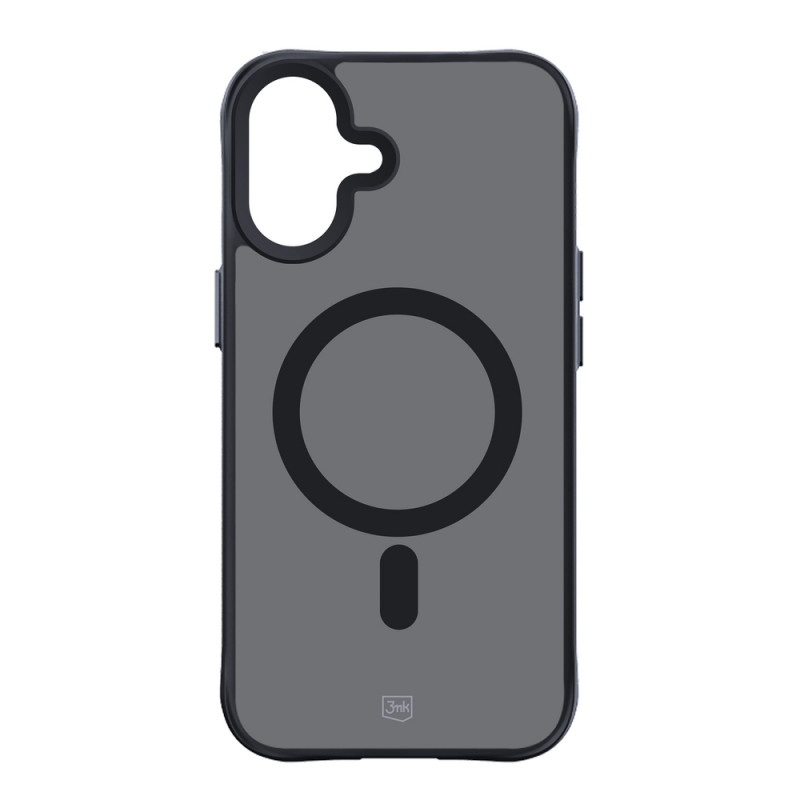 3mk Smoke MagCase με MagSafe για Apple iPhone 16 (W-3SmoMaCa-AiP16-0), Ημιδιαφανές