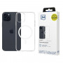 3mk Clear MagCase για Apple iPhone 15, Διάφανη