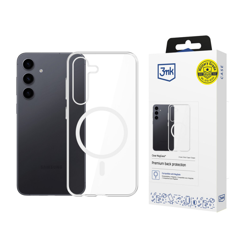 3mk Clear MagCase για Samsung Galaxy S24+, Διάφανη