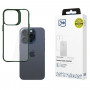 Θήκη προστασίας 3MK Satin Armor Case+ για Apple iPhone 15 Pro, πράσινη