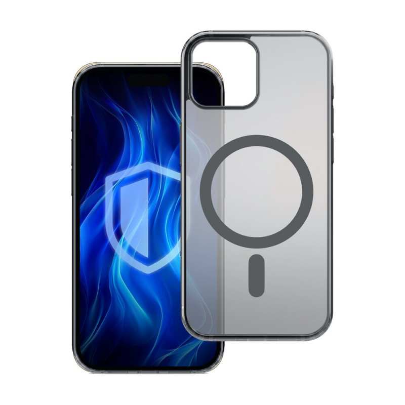 Θήκη 3MK Frosty MagCase για Apple iPhone 14 Plus, μαύρη