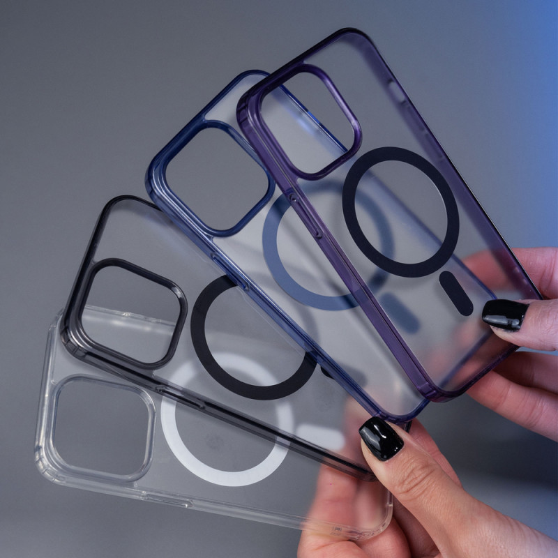 Θήκη 3MK Frosty MagCase για Apple iPhone 14 Pro Max, μαύρη