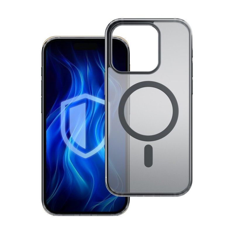 Θήκη 3MK Frosty MagCase για Apple iPhone 14 Pro Max, μαύρη
