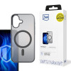 Θήκη 3MK Frosty MagCase για Apple iPhone 16 Plus, μαύρη