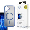 Θήκη 3MK Frosty MagCase για Apple iPhone 16, μπλε