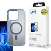 Θήκη 3MK Frosty MagCase για Apple iPhone 16 Pro Max, μπλε