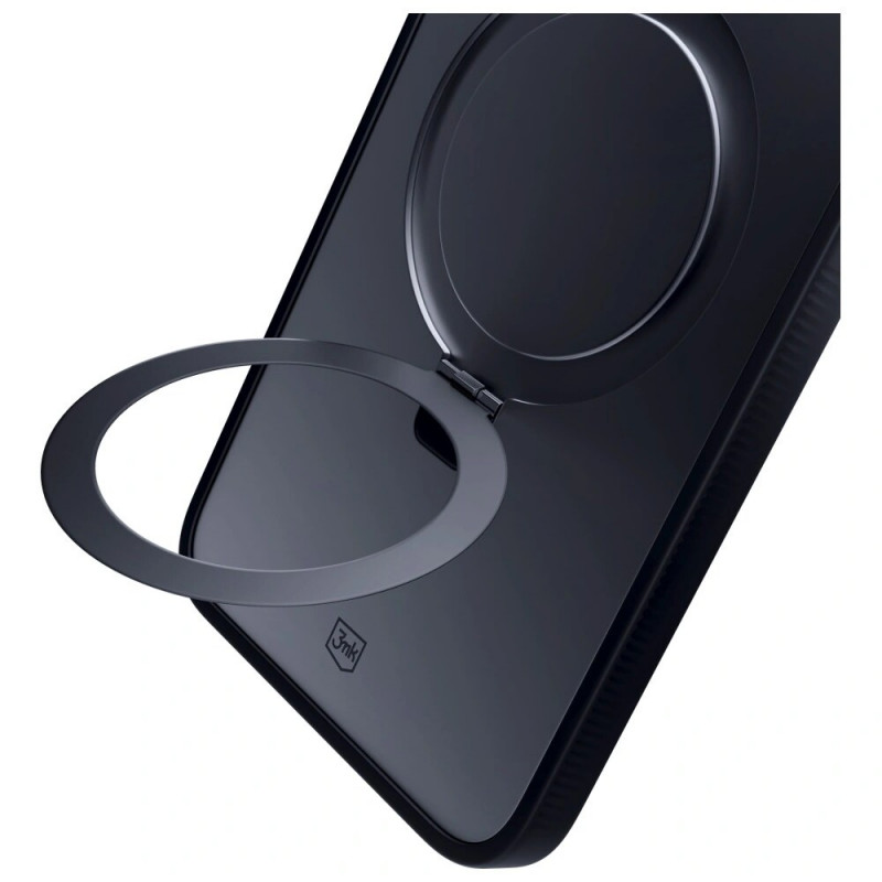 Θήκη 3MK Smoke Case Mag&Stand για Apple iPhone 16 Pro Max, πολυανθρακικό, μαύρη
