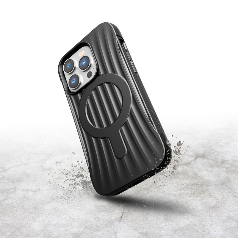 Θήκη X-Doria Raptic Clutch MagSafe για Apple iPhone 14 Pro, μαύρη