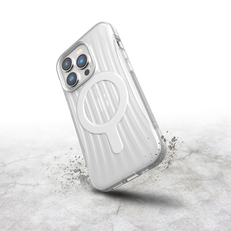 Θήκη X-Doria Raptic Clutch MagSafe για Apple iPhone 14 Pro, Διάφανη