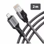 Goobay Προσαρμογέας Ethernet Gigabit USB-C AXAGON ADE-CM20 με ενσωματωμένο καλώδιο CAT6 2 m, RJ-45