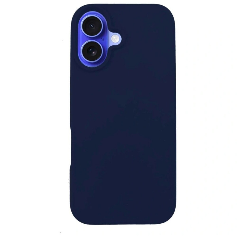 Θήκη σιλικόνης 3MK για Apple iPhone 16 Plus, μπλε ναυτικό