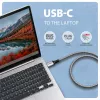 Goobay Προσαρμογέας AXAGON ADE-CM30 USB-C Gigabit Ethernet με ενσωματωμένο καλώδιο CAT6 3 m, RJ-45