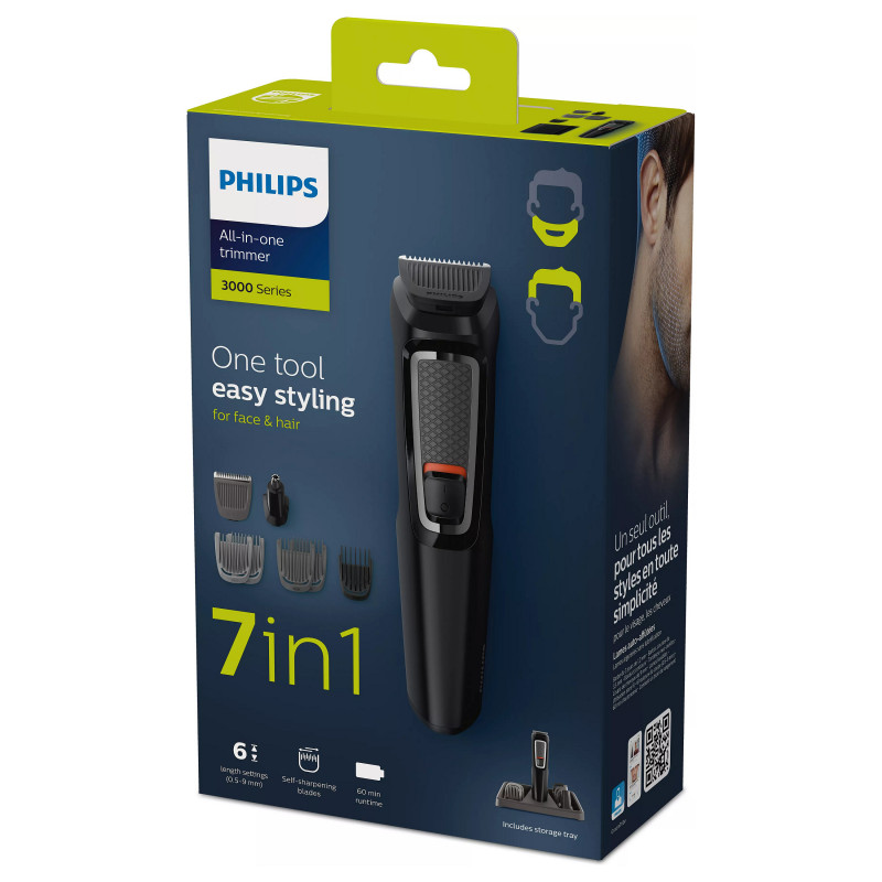 Philips Series 3000 MG3721/14 Πολυχρηστικό Trimmer, Μαύρο
