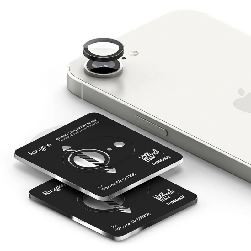 Ringke Προστατευτικό Σκελετού Κάμερας για Apple iPhone 17e / 16e, Μαύρο (2 τεμ.)