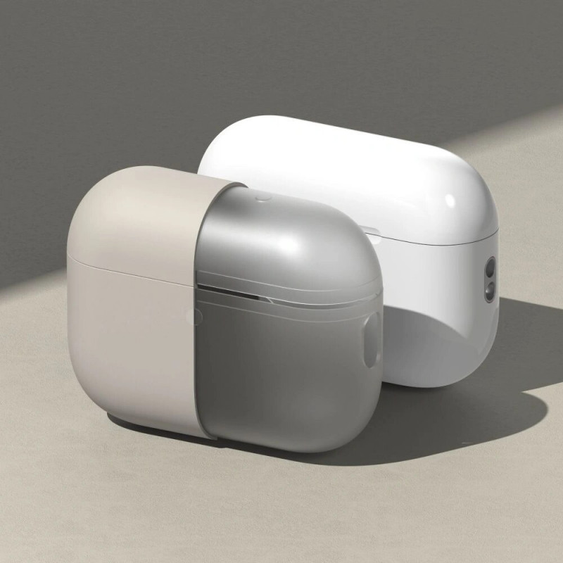 Θήκη σιλικόνης Ringke για Apple AirPods Pro 3, Stone (Μπεζ)