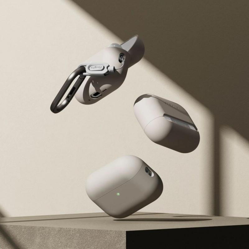 Θήκη σιλικόνης Ringke για Apple AirPods Pro 3, Stone (Μπεζ)