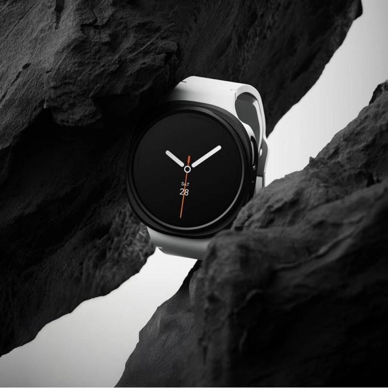 Θήκη Ringke Slim RGK11818 για Samsung Galaxy Watch 8 / 9 40 mm, Διάφανη & Μαύρη Ματ (2 τεμ.)