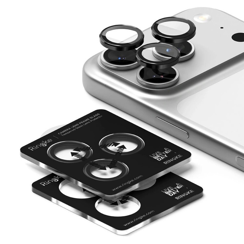 Προστατευτικό Πλαισίου Κάμερας Ringke για Apple iPhone 17 Pro / 17 Pro Max, Μαύρο (2 τεμ.)