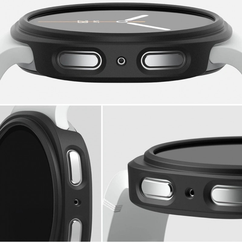 Θήκη Ringke Slim RGK11819 για Samsung Galaxy Watch 8 / 9 44 mm, Διάφανη & Μαύρη Ματ (2 τεμ.)