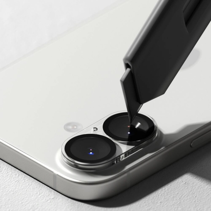 Ringke Πλήρης Προστατευτική Κάλυψη Κάμερας για Apple iPhone 17, Μαύρο (2 τεμ.)