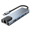 Tech-Protect V3 5in1 USB-C hub, γκρι
