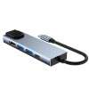 Tech-Protect V3 5in1 USB-C hub, γκρι