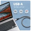 Goobay Προσαρμογέας AXAGON ADE-AM15 USB-A σε Gigabit Ethernet με ενσωματωμένο καλώδιο CAT6 1,5 m