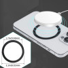 Tech-Protect MagMat MagSafe καθολικός μαγνητικός δακτύλιος, μαύρο & ασημί (2 τεμ.)