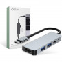 Tech-Protect V2 4-in-1 USB-C hub, γκρι
