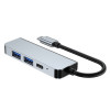 Tech-Protect V2 4-in-1 USB-C hub, γκρι