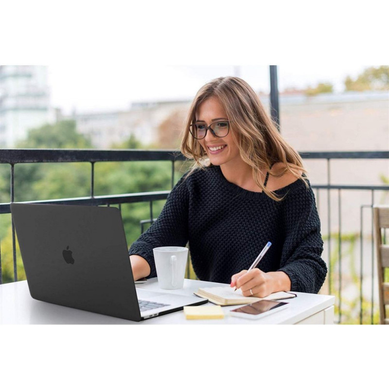 Θήκη Tech-Protect SmartShell για Apple MacBook Air 13 2022-2024, μαύρη ματ
